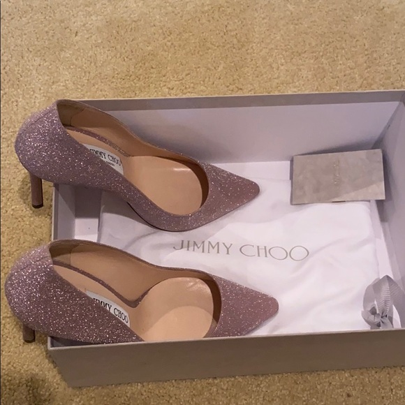 Jimmy Choo ROMY 100. Ballet pink - Picture 3 of 5
